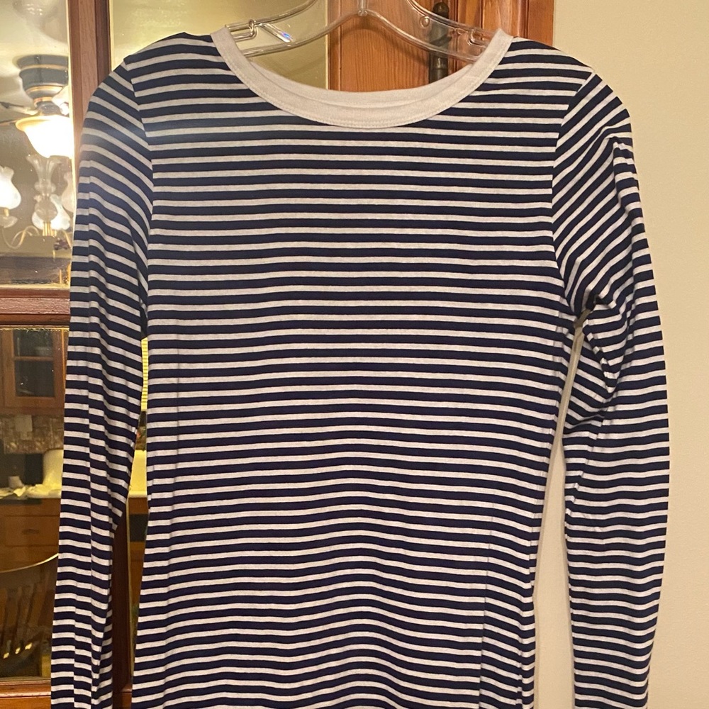 Brave soul long sleeve stripped dress size 4